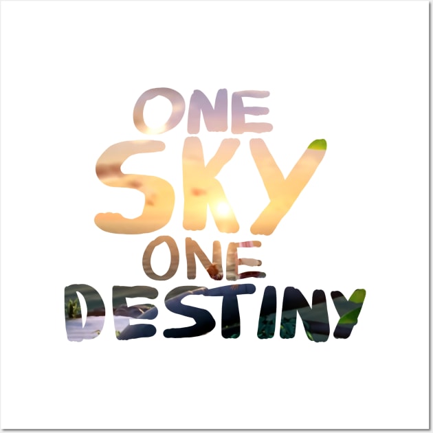 Kingdom Hearts - One Sky One Destiny Wall Art by GysahlGreens